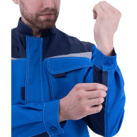 Костюм ГК Спецобъединение КМ-10 ЛЮКС василек/темно-синий, р.96-100, рост 158-164 Кос 595/ 96/158