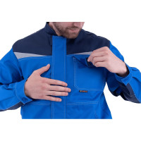 Костюм ГК Спецобъединение КМ-10 ЛЮКС василек/темно-синий, р.96-100, рост 158-164 Кос 595/ 96/158