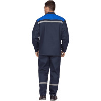 Костюм ГК Спецобъединение МОНТАЖ темно-синий/василек, р.112-116, рост 182-188 Кос 449/112/182