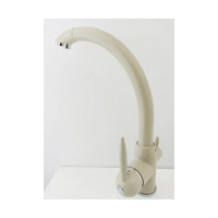 Смеситель для кухни OUTE бежевый с отдельным выходом под фильтр,однорычажное управление T633BK-5