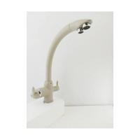 Смеситель для кухни OUTE бежевый с отдельным выходом под фильтр,однорычажное управление T633BK-5