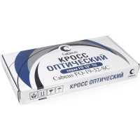 Кросс бокс Cabeus оптический, на 32 SC LC duplex, со сплайс пластиной и КДЗС, FO-19-32SC