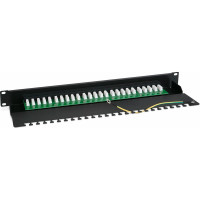 Патч-панель Cabeus 1U, 25 портов, RJ-45, PL-25-TEL-Dual