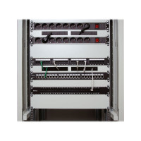 Патч-панель Cabeus 1U, 24 порта, RJ-45, категория 6, экранированная, PL-24-Cat.6-SH-Dual
