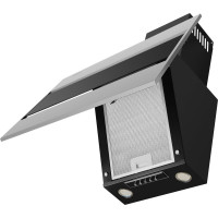 Кухонная вытяжка MAUNFELD Bridge 60 нержавеющая сталь\черное стекло