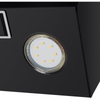 Кухонная вытяжка MAUNFELD Bridge 60 нержавеющая сталь\черное стекло