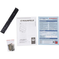 Кухонная вытяжка MAUNFELD Bridge 60 нержавеющая сталь\черное стекло