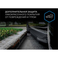 Алюминиевые пороги Rival Black для Kia Sportage 2016-, 173 см, 2 шт F173ALB.2309.2