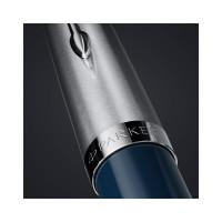 Перьевая ручка Parker 51 Midnight Blue CT черная, 0.8 мм, подарочная упаковка 2123501