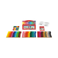 Фломастеры Faber-Castell Connector 60 цветов, смываемые, соединяемые колпачки, европодвес 155560