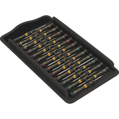 Набор отверток для электроники Wera, Kraftform Micro ESD, 25 предметов, WE-134019
