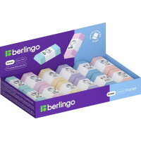 Ластик BERLINGO Pastel термопластичная резина, ассорти, 50х28х12 мм BLc_00390