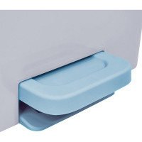 Контейнер для мусора с педалью Spin&Clean Квадра 15 л небесный SV4061НБС 256281