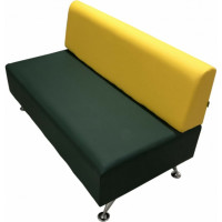 Модульный диван Мягкий офис Вайт 6 секций желто-зеленый ВТ2301ЖЛТЗН