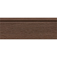 Напольный плинтус Decor-Dizayn ударопрочный влагостойкий цвет тик 100Х16Х2400 мм 701-82SH