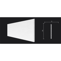 Панель стеновая "Грани" ударопрочная, влагостойкая, под покраску Decor-Dizayn 180x10x2000 мм DD905