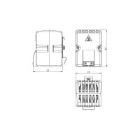 Нагреватель с вентилятором SILART 240 Вт 24 V DC / 230 V SNV-424-200