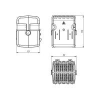 Нагреватель с вентилятором SILART 450 Вт 230 V AC SNV-845-000
