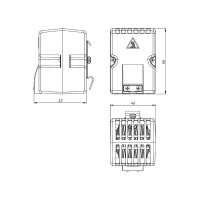Нагреватель с вентилятором SILART 240 Вт 24 V DC SNV-424-220