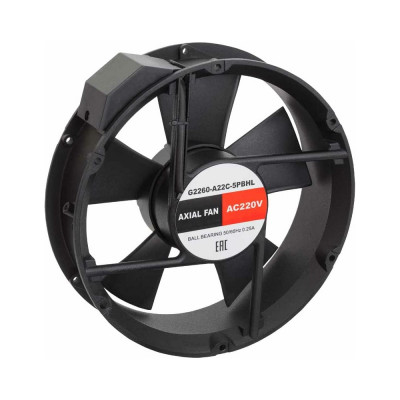 Осевой вентилятор SILART D=222мм, 220 VAC, подшипник качения G2260-A22C-5PBHL