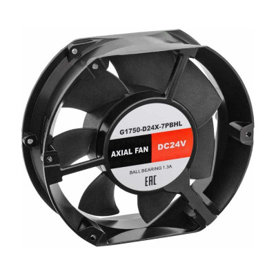 Осевой вентилятор SILART 172x150x51, 24 VDC, подшипник качения G1750-D24X-7PBHL