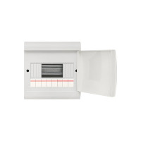 Распределительный щит EKF ЩРН-П-8 "SlimBox" белая дверца IP41 PROxima sb-n-8w