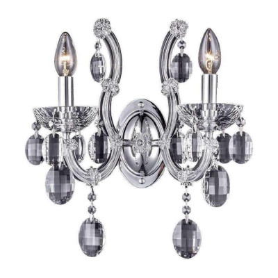 Бра Crystal Lux Hollywood AP2 Chrome