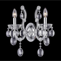 Бра Crystal Lux Hollywood AP2 Chrome