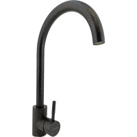 Смеситель для кухни OUTE из нержавеющей стали SUS 304, черный меланж T40313BK-303