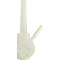 Смеситель для кухни OUTE из нержавеющей стали SUS 304, белый меланж T40313BK-341