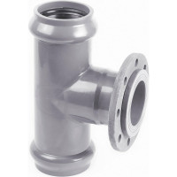 Тройник ХЕМКОР с металлическим фланцем 11080 мм 90 градусов 2181140 44849