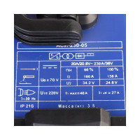 Сварочный инверторный аппарат ДИОЛД 230-05 30012310