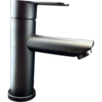 Смеситель для раковины OUTE черный цвет, высота 162 мм, нержавеющая сталь SUS 304 T40101H