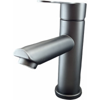 Смеситель для раковины OUTE черный цвет, высота 162 мм, нержавеющая сталь SUS 304 T40101H