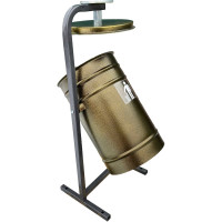 Урна ПК ОТК металлическая «ЖЕМЧУЖИНА 19л» цвет антик бронза УЖ6БР