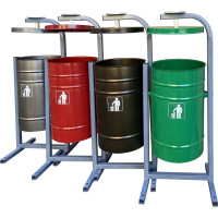 Урна ПК ОТК металлическая «ЖЕМЧУЖИНА 19л» цвет антик бронза УЖ6БР