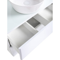 Подвесная тумба с раковиной ORANGE Otto Ot-75TuGLASS+B08-360W
