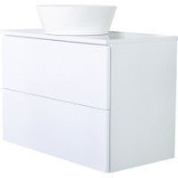 Подвесная тумба с раковиной ORANGE Otto Ot-75TuMDF+B08-360W