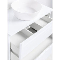 Подвесная тумба с раковиной ORANGE Otto Ot-75TuMDF+B08-360W