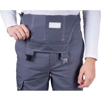 Летний полукомбинезон iForm ТУРБО SAFETY серый/черный/красный Пком 1602/112/170