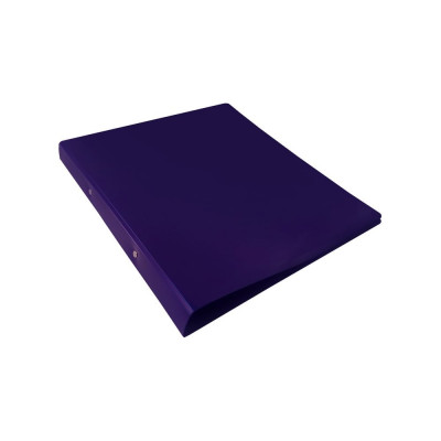Папка БЮРОКРАТ DeLuxe DL0740/2BBERRY на 2-х кольцах, A4, пластик 0.7 мм, корешок 32 мм, черничный, 14 шт 1135820
