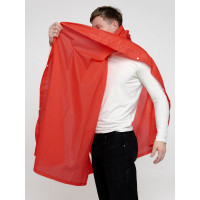 Дождевик-пончо на кнопках MasterProf в мешочке, красный, PEVA ДС.071531