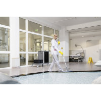 Тележка KARCHER FlexoMate ExpertPro 100/ W комплект: колесная база, 2 ведра 15 л, вертикальный отжим, 4 ведра 6 л, 1 полка, 1 ящик 16 л 1.321-007.0