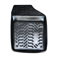 Коврики внутрисалонные REDMARK VW Polo SD (2010-20) к-т (3D с подпятником, крепеж, полиуретан) RM62055