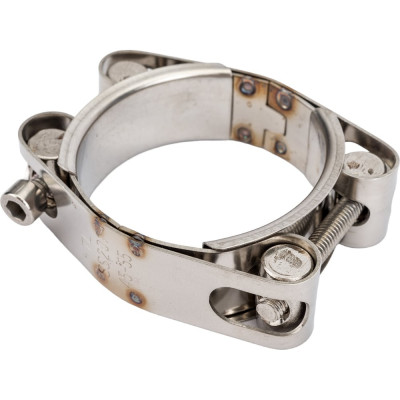 Двухболтовый силовой хомут TITAN LOCK 45-55 мм, нерж. сталь TL45-55DRCSS
