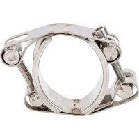 Двухболтовый силовой хомут TITAN LOCK 45-55 мм, нерж. сталь TL45-55DRCSS