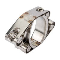Двухболтовый силовой хомут TITAN LOCK 45-55 мм, нерж. сталь TL45-55DRCSS