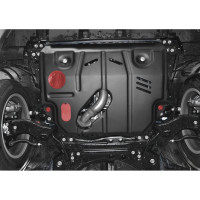 ЗК+КПП Lexus NX 200t 2014-2017/NX 300 2017-н.в., сталь 2 мм АвтоБроня 111.03207.1