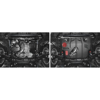 ЗК+КПП Lexus NX 200t 2014-2017/NX 300 2017-н.в., сталь 2 мм АвтоБроня 111.03207.1