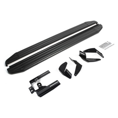 Пороги Rival Premium-Black Toyota Hilux VII 2005-2011 2011-2015, 2 шт., A193ALB.5703.1